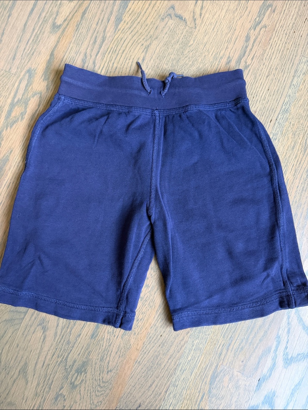 Hanna Andersson Navy Drawstring Cotton Shorts
